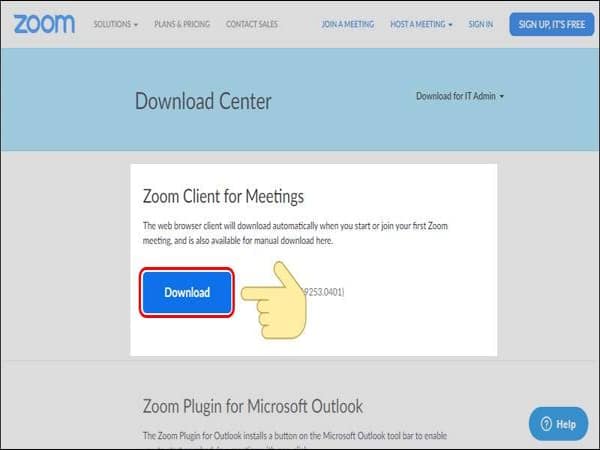 Download zoom meeting