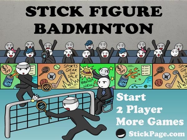 Game cầu lông người que – Thử tài với tựa game Stickman