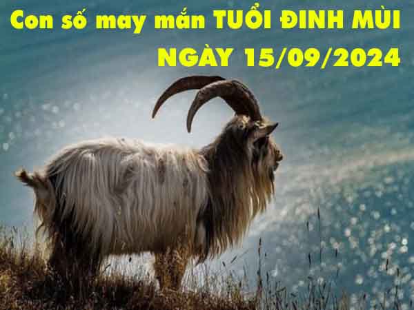 Phân tích con số may mắn tuổi Đinh Mùi ngày 15/9/2024 chủ nhật hôm nay